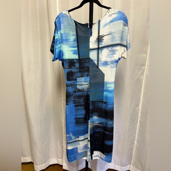 Escada blue watercolor design | size 42 or Large - Picture 5 of 8